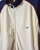 Neutral Nike Tracksuit Top - Large