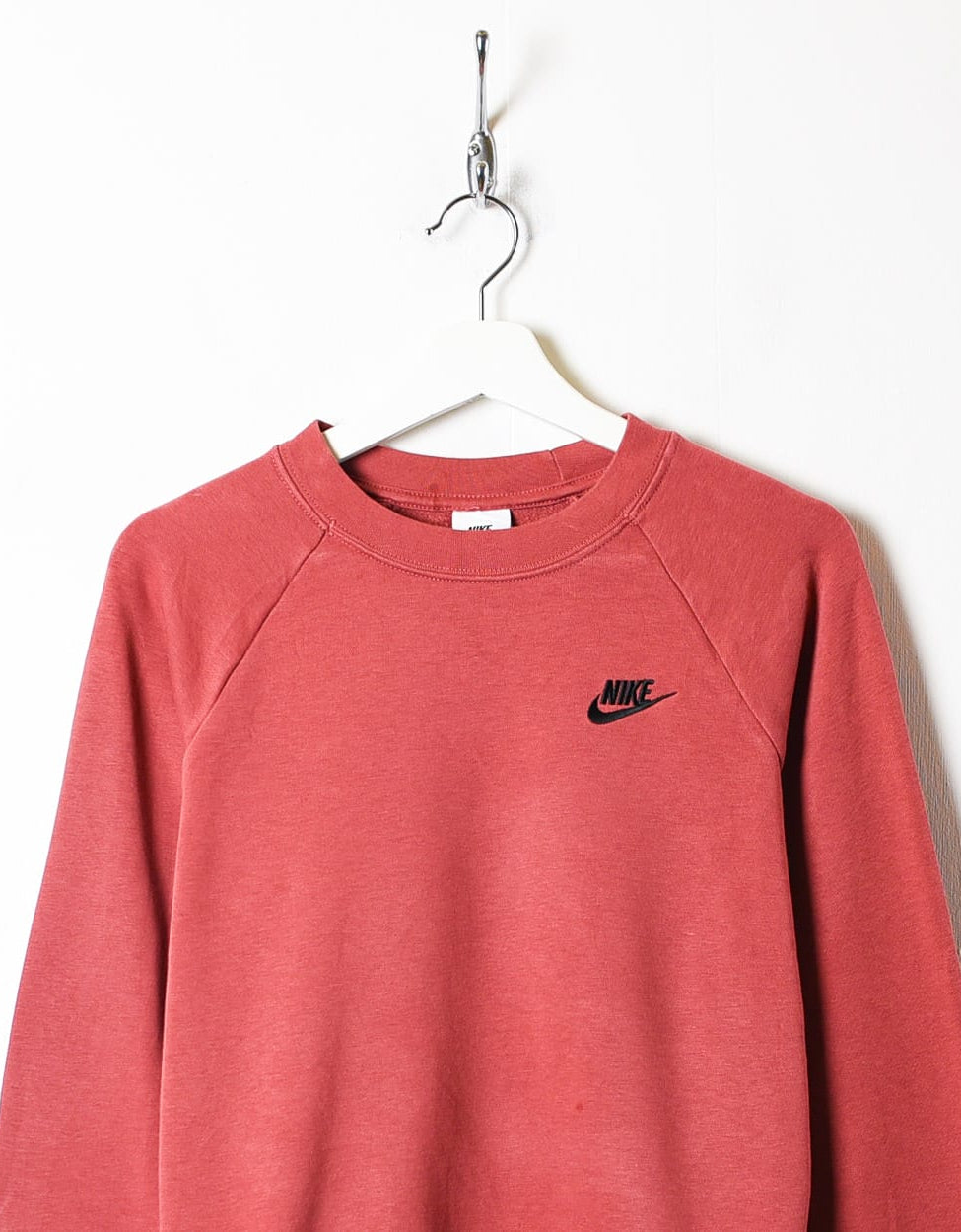 Maroon Nike Sweatshirt - Small Women's