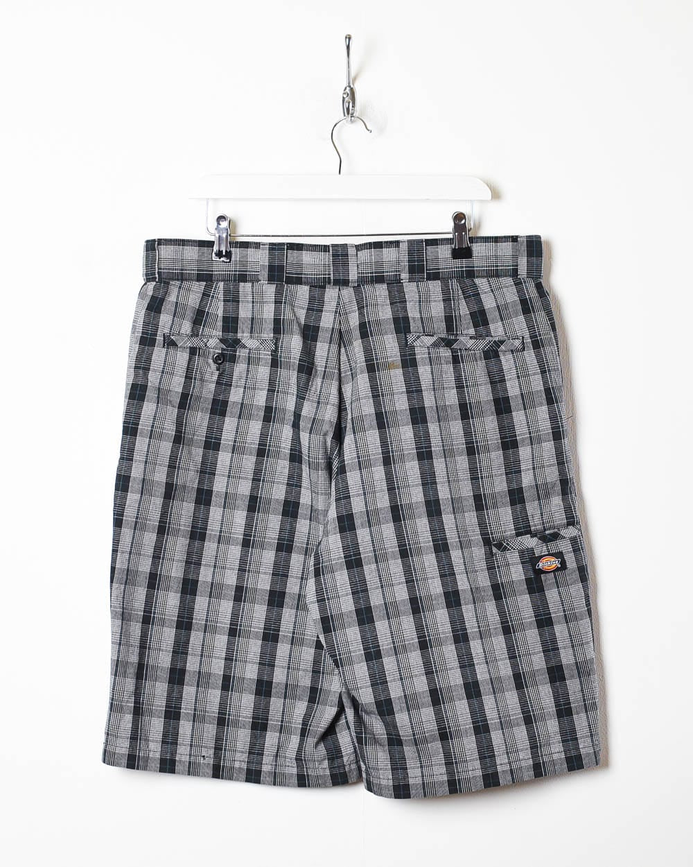 Dickies Checked Shorts - W38 L24 - Domno Vintage 
