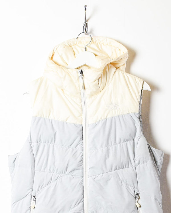 BabyBlue The North Face Hooded Down Gilet - Large Women's