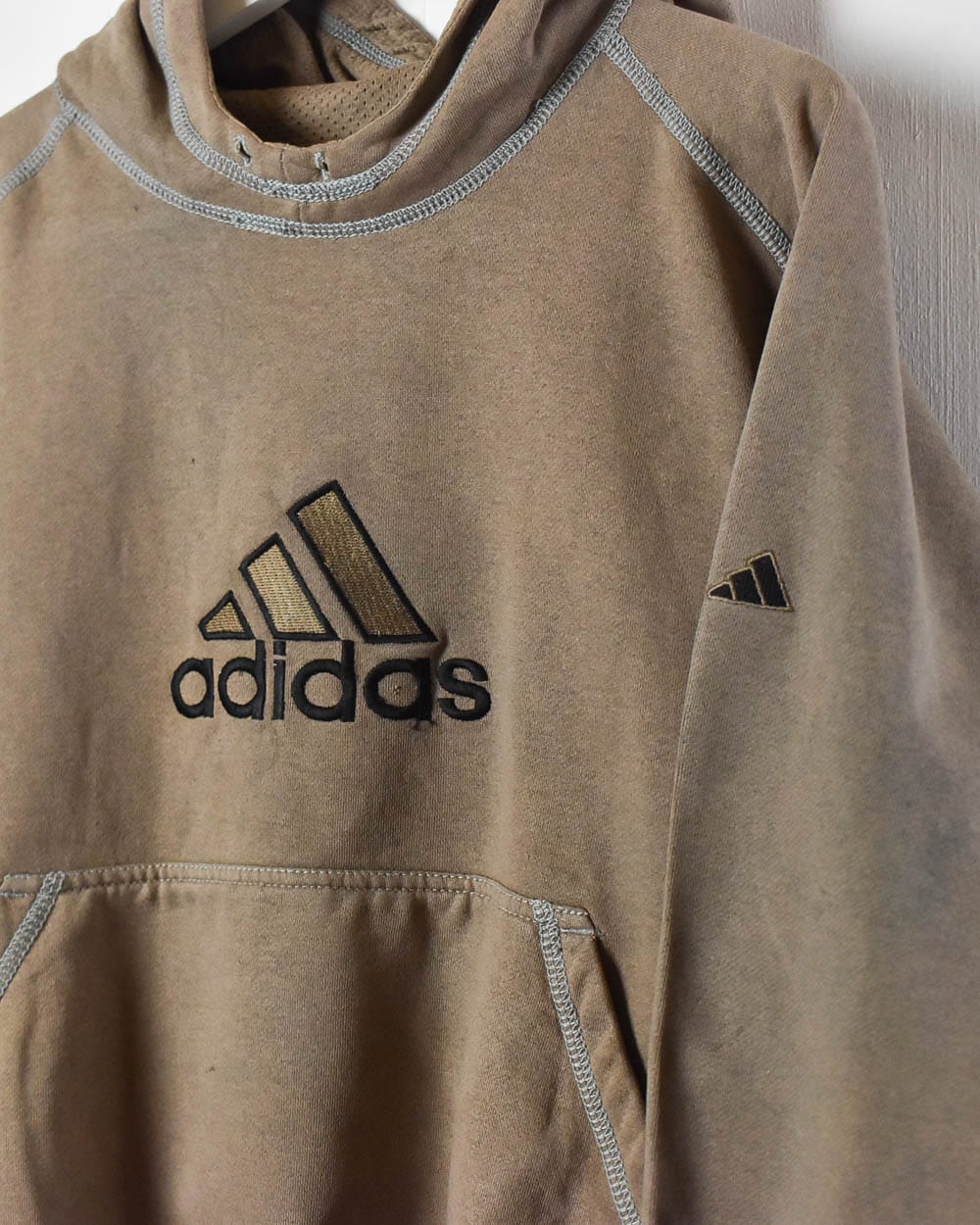 Brown Adidas High neck Hoodie - X-Small women's