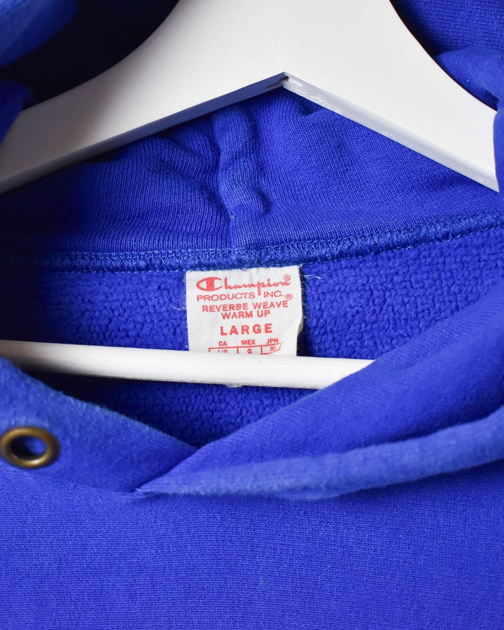 Champion reverse weave top hoodie tag