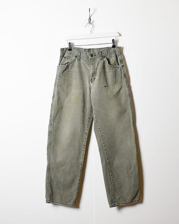 Khaki Dickies Carpenter Jeans - W32 L30