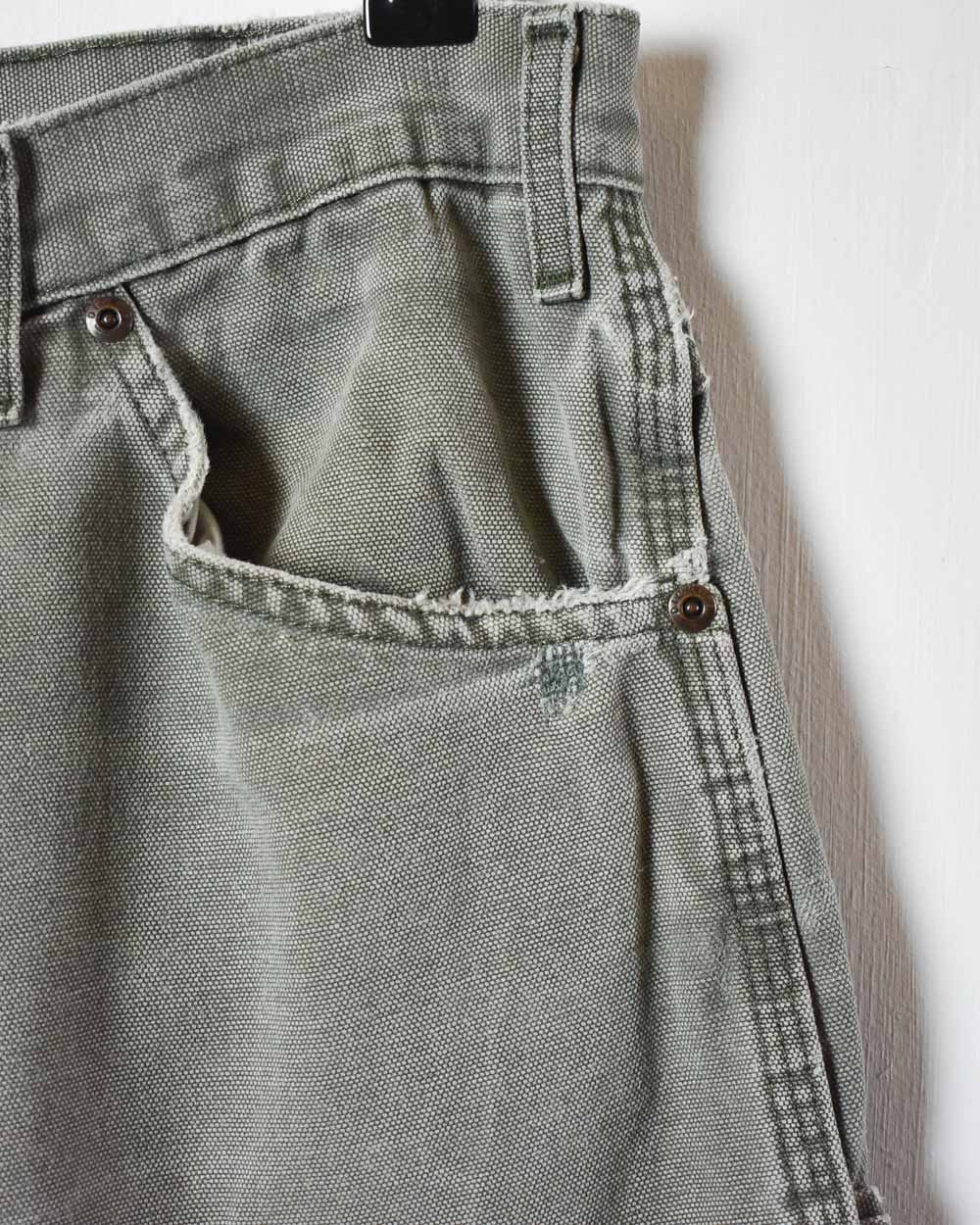 Khaki Dickies Carpenter Jeans - W32 L30