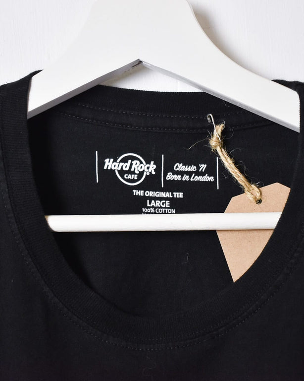 Black Hard Rock Cafe Las Vegas T-Shirt - Large