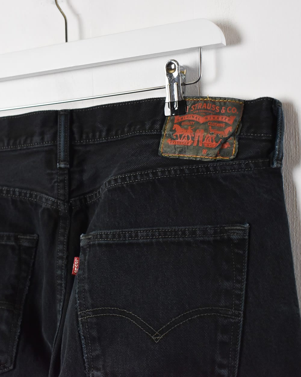 Black Levi's Black Label 501 Jeans - W36 L30