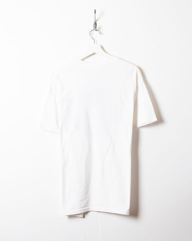 White Logo 7 Toronto Blue Jays Single Stitch T-Shirt - Large