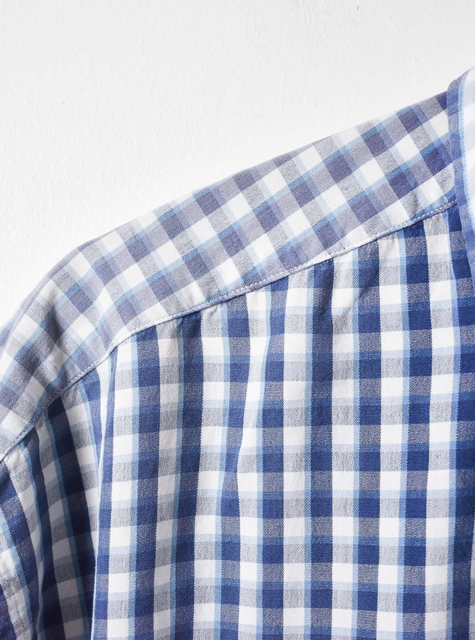Blue Polo Ralph Lauren Checked Short Sleeved Shirt - XX-Large