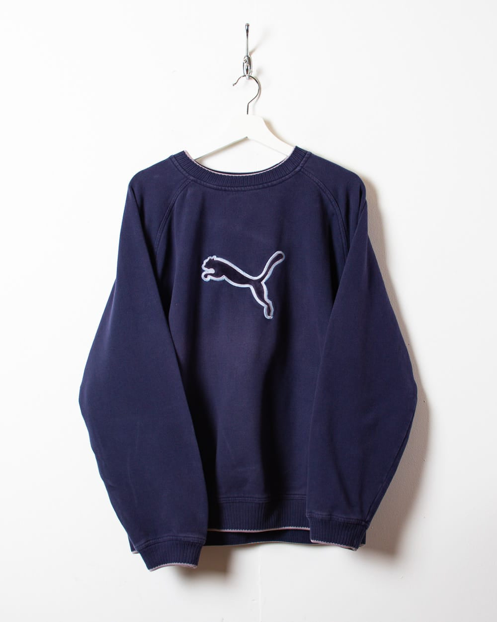 Vintage 00s Navy Puma Sweatshirt Large N A Domno Vintage