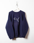 Navy Puma Sweatshirt - Large