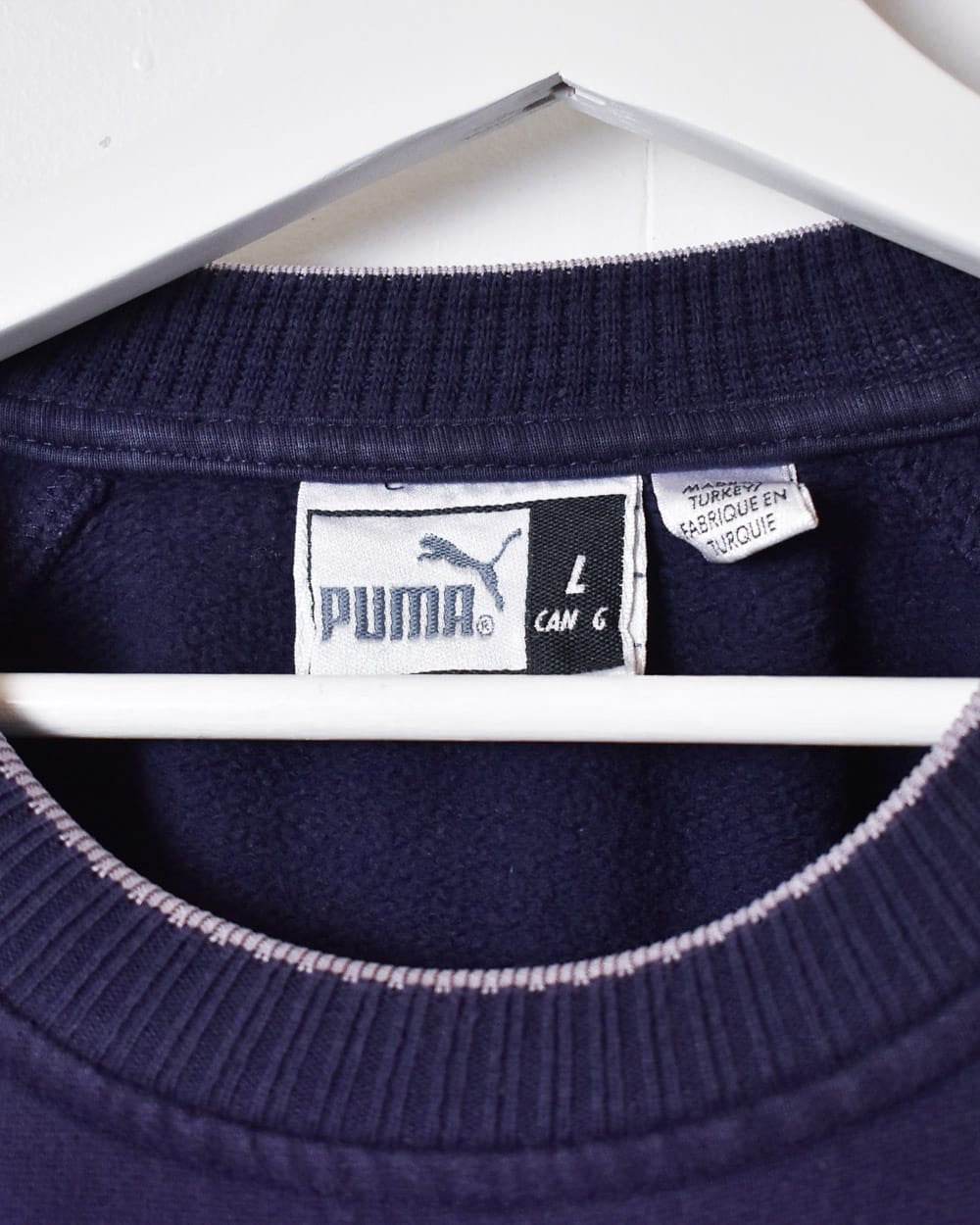 Navy Puma Sweatshirt - Large