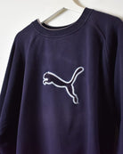 Navy Puma Sweatshirt - Large