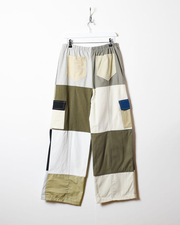 Neutral Reworked Baggy Cargo Trousers - Medium