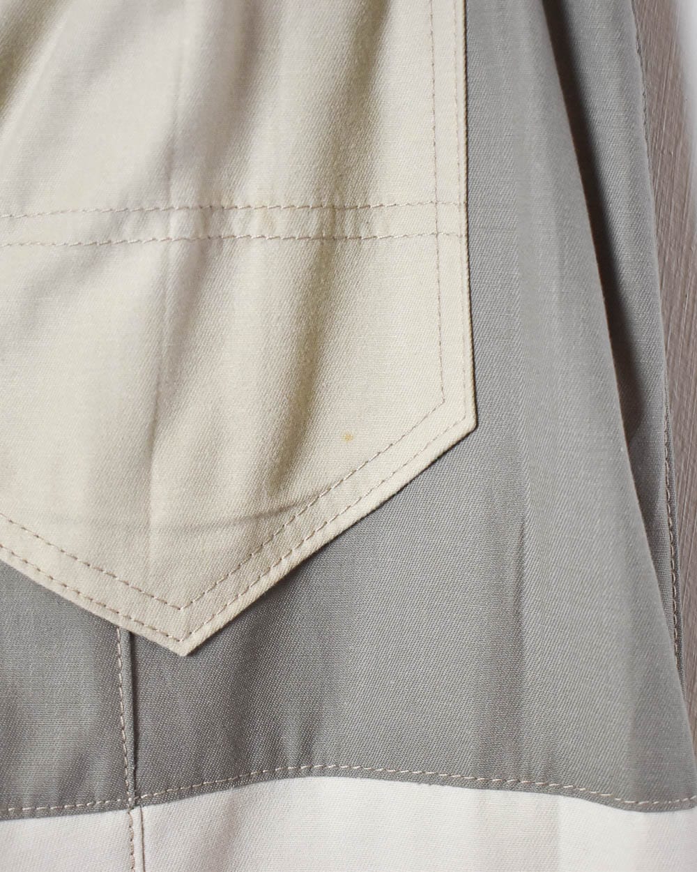 Neutral Reworked Baggy Cargo Trousers - Medium