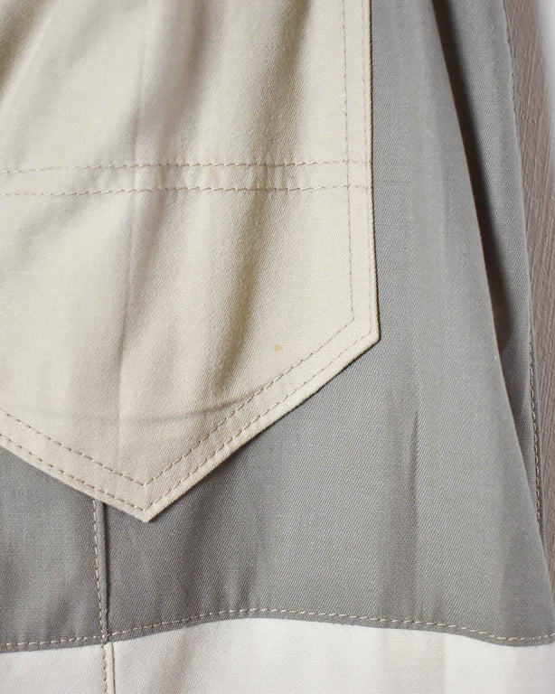 Neutral Reworked Baggy Cargo Trousers - Medium