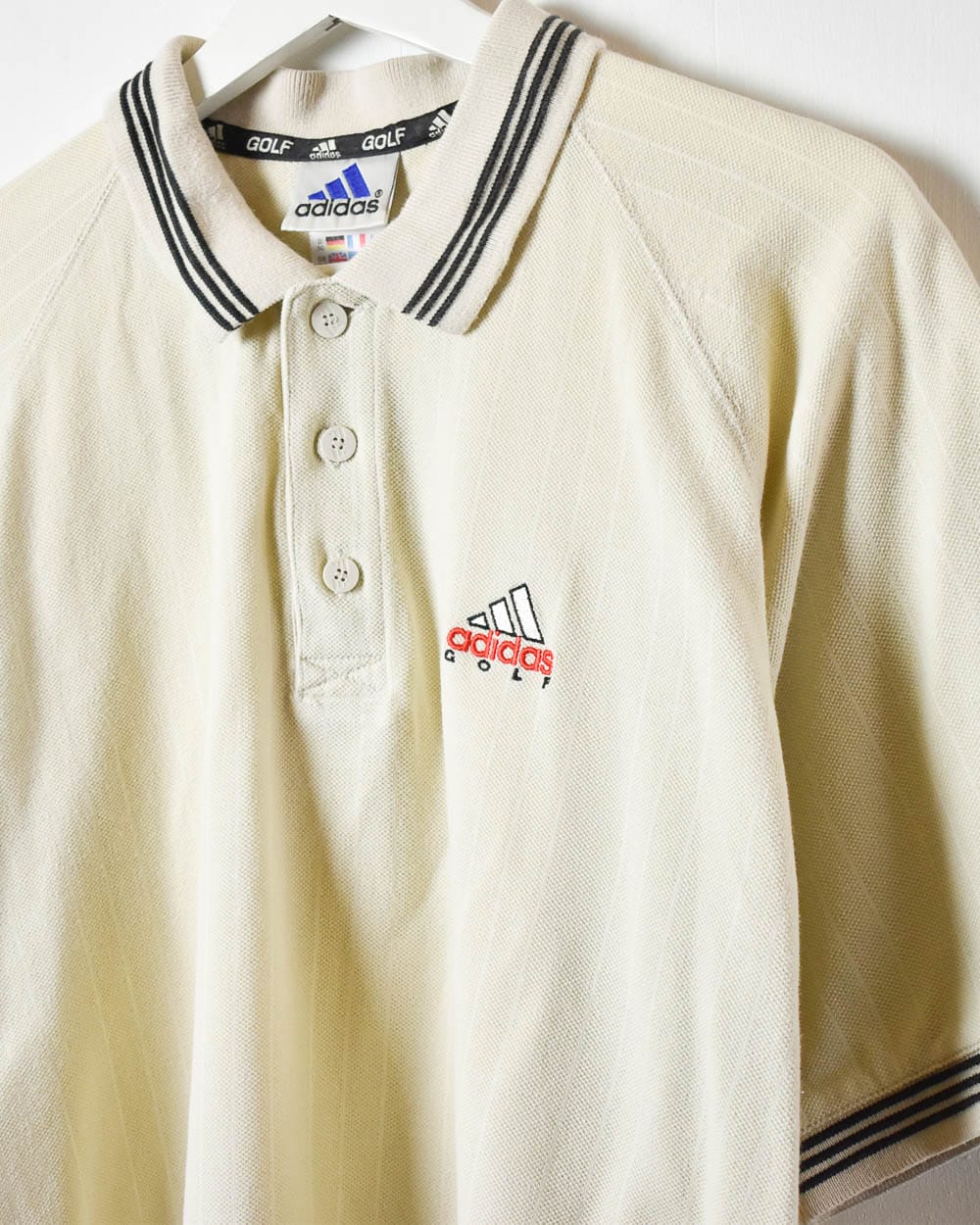 Neutral Adidas Golf Polo Shirt - Medium
