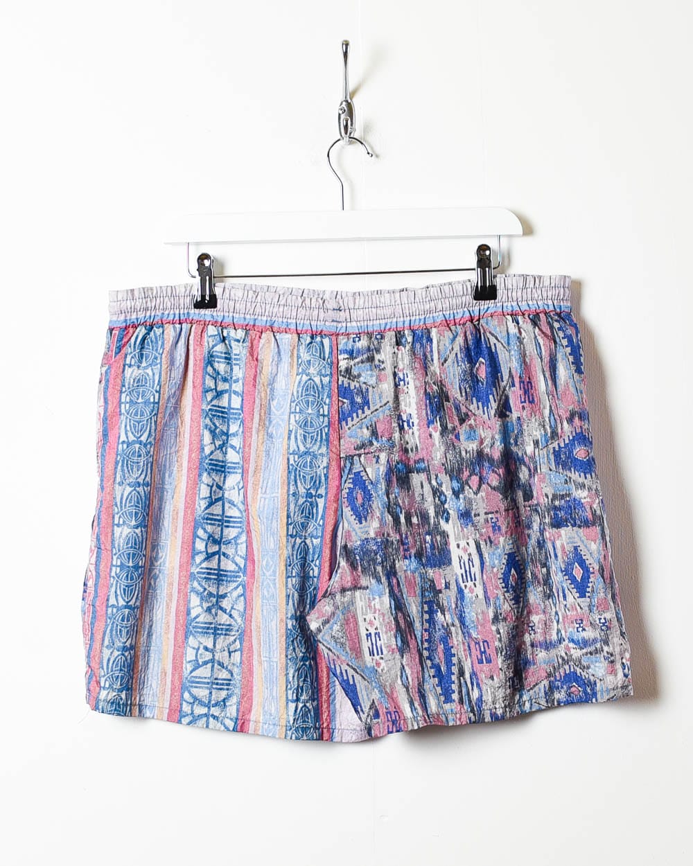 Multicolour All-Over Print Mesh Shorts - X-Large
