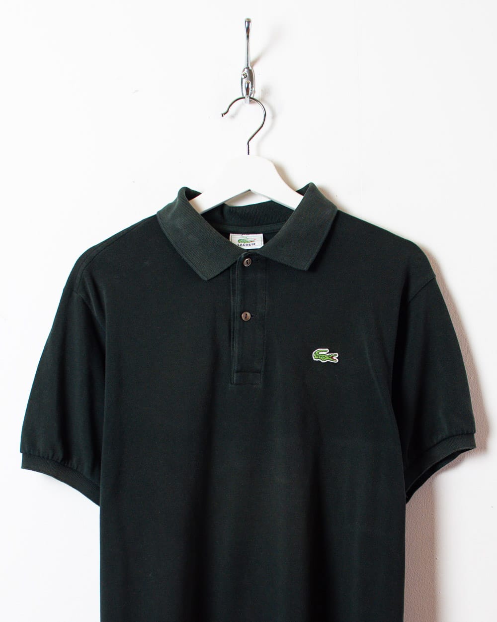 Black Lacoste Polo Shirt - Large