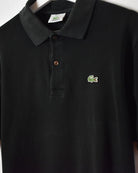 Black Lacoste Polo Shirt - Large