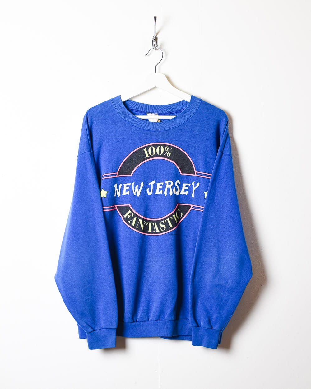 Blue New Jersey Fantastic Sweatshirt - Medium