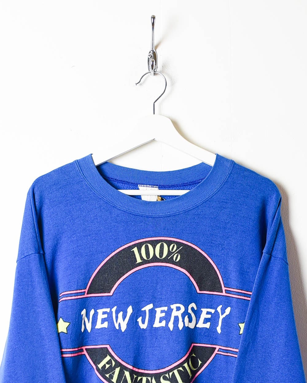 Blue New Jersey Fantastic Sweatshirt - Medium