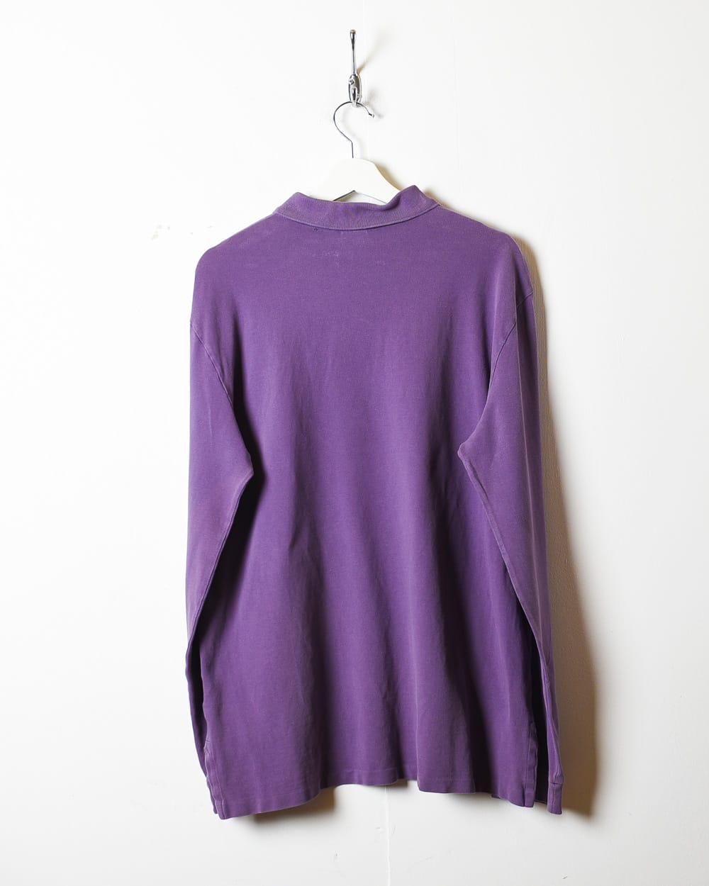 Purple Polo Ralph Lauren Long Sleeved Polo Shirt - X-Large