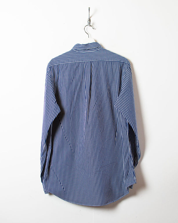 Navy Polo Ralph Lauren Striped Shirt - Large