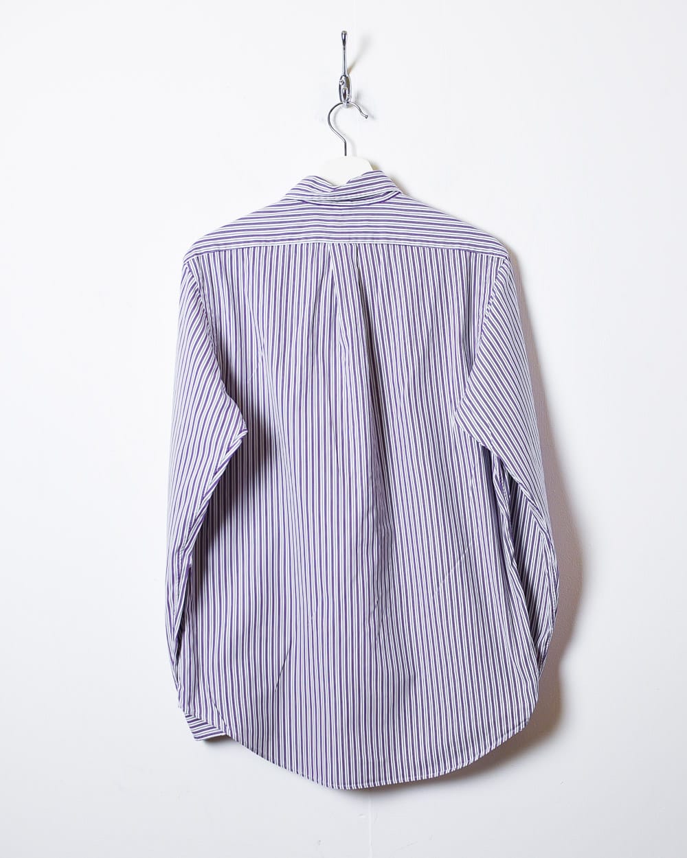 Purple Polo Ralph Lauren Striped Shirt - Medium