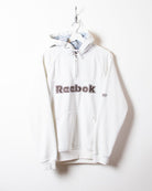 White Reebok 1/4 Zip Hoodie - Small