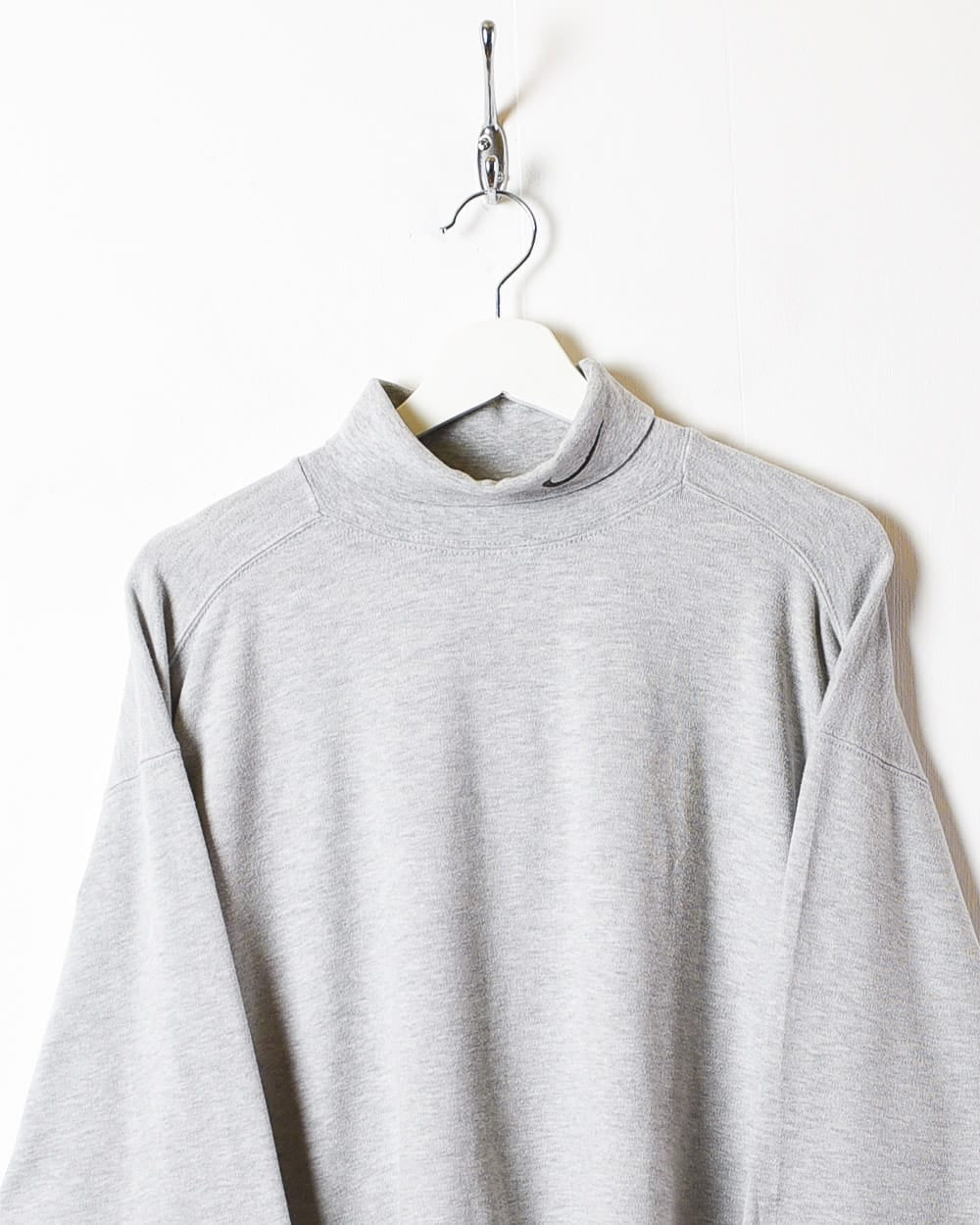 Stone Nike Turtle Neck Long Sleeved T-Shirt - Medium