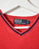 Red Polo Ralph Lauren T-Shirt - Large