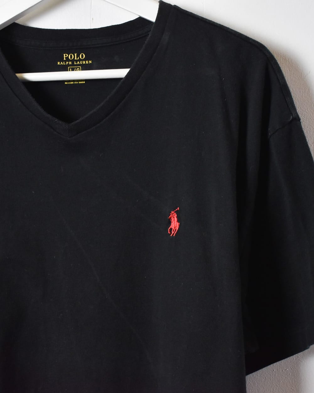 Black Polo Ralph Lauren T-Shirt - Large