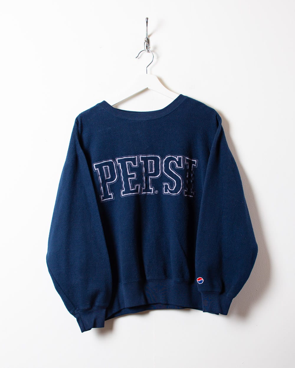 Navy Pepsi Fleeced Sweatshirt - Small