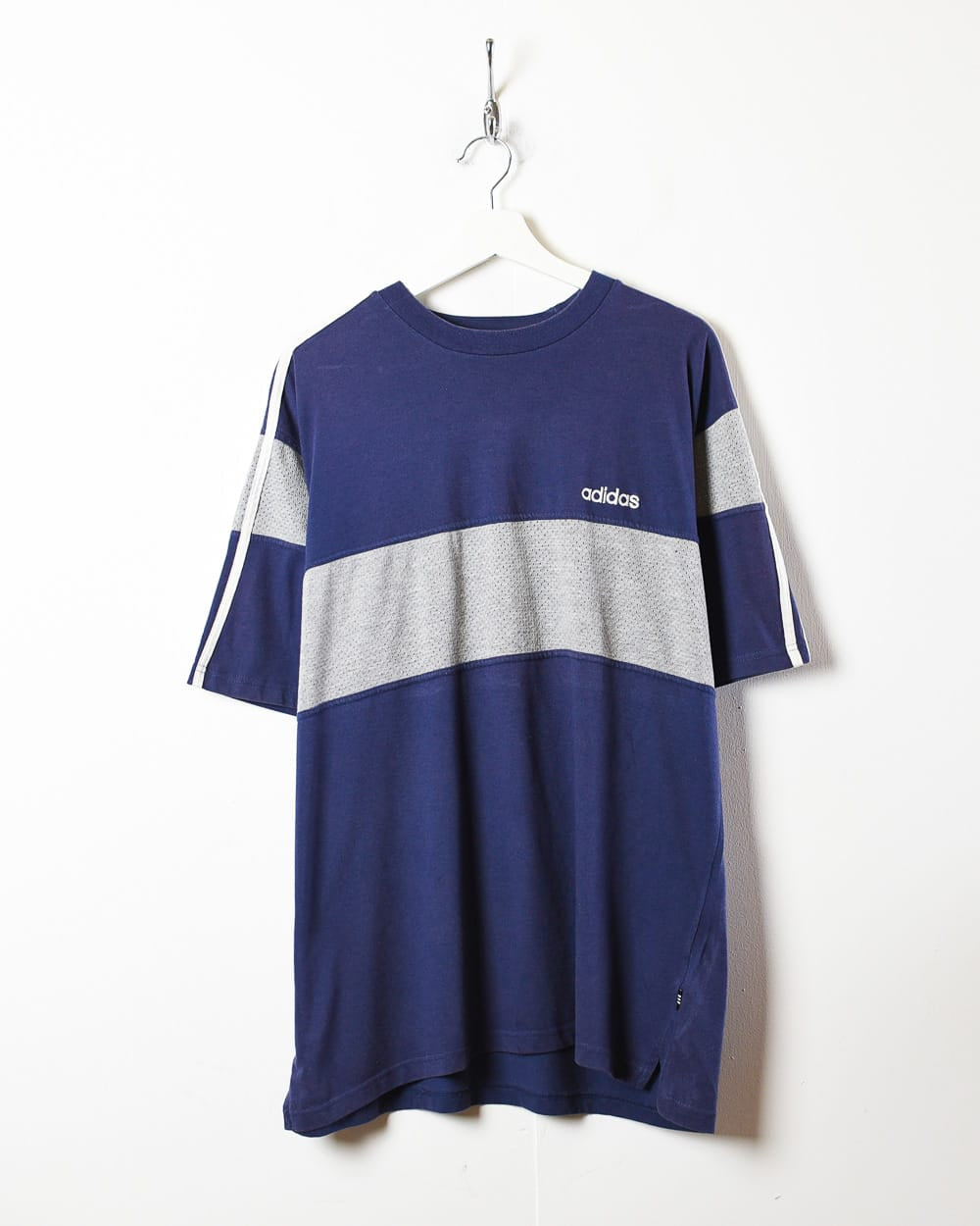 Navy Adidas T-Shirt - X-Large