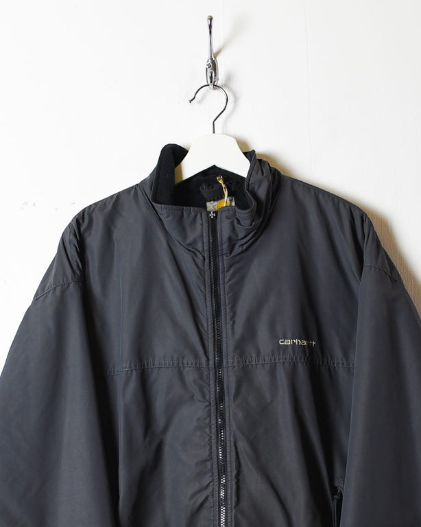 Grey Carhartt Fleece Lined Jacket - Large