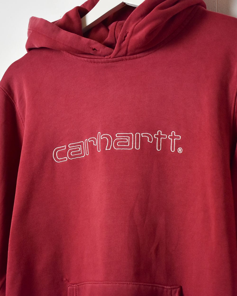 Red Carhartt Hoodie - Small