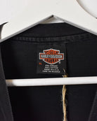 Black Harley Davidson T-Shirt - Large