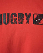 Red Nike Rugby T-Shirt - Large