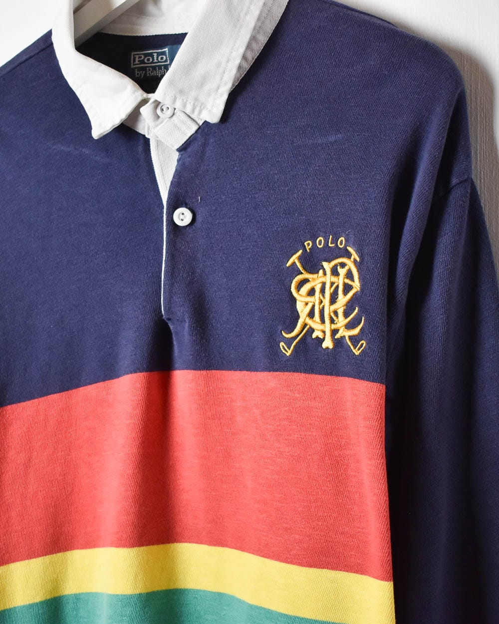 Navy Polo Ralph Lauren Rugby Shirt - XX-Large