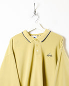 Neutral Adidas Golf Long Sleeved Polo Shirt - X-Large