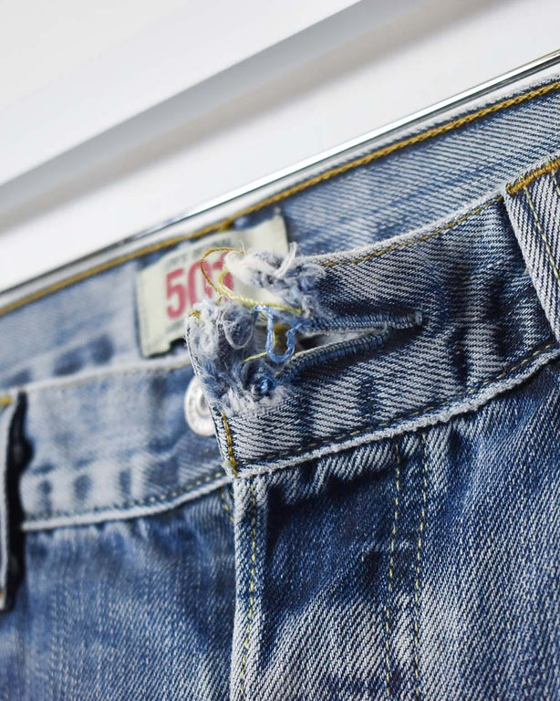 Blue Levi's 501 Jeans - W34 L32