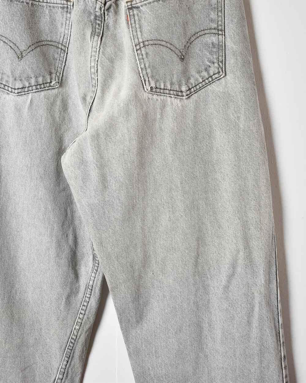 Grey Levi's Distressed Jeans - W32 L34