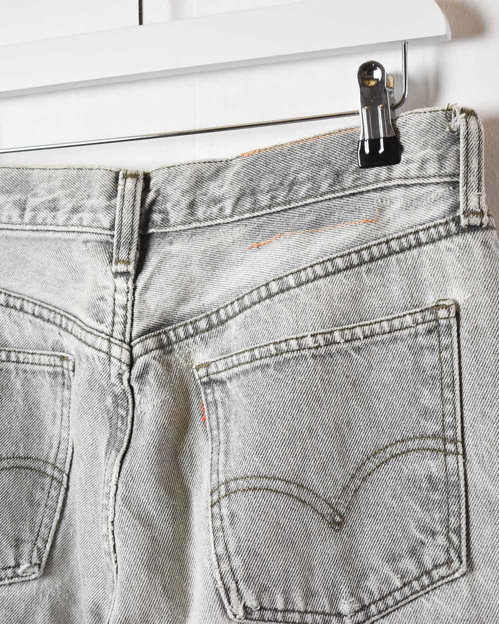 Grey Levi's Distressed Jeans - W32 L34