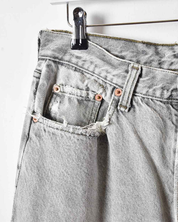 Grey Levi's Distressed Jeans - W32 L34