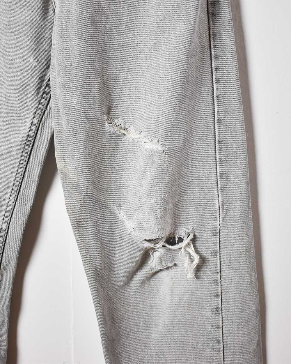 Grey Levi's Distressed Jeans - W32 L34