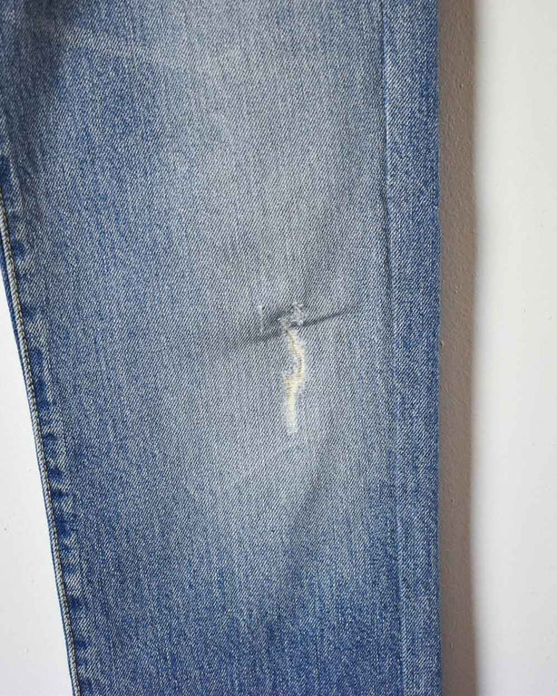 Blue Levi's Lightly Distressed 501 Jeans - W30 L27