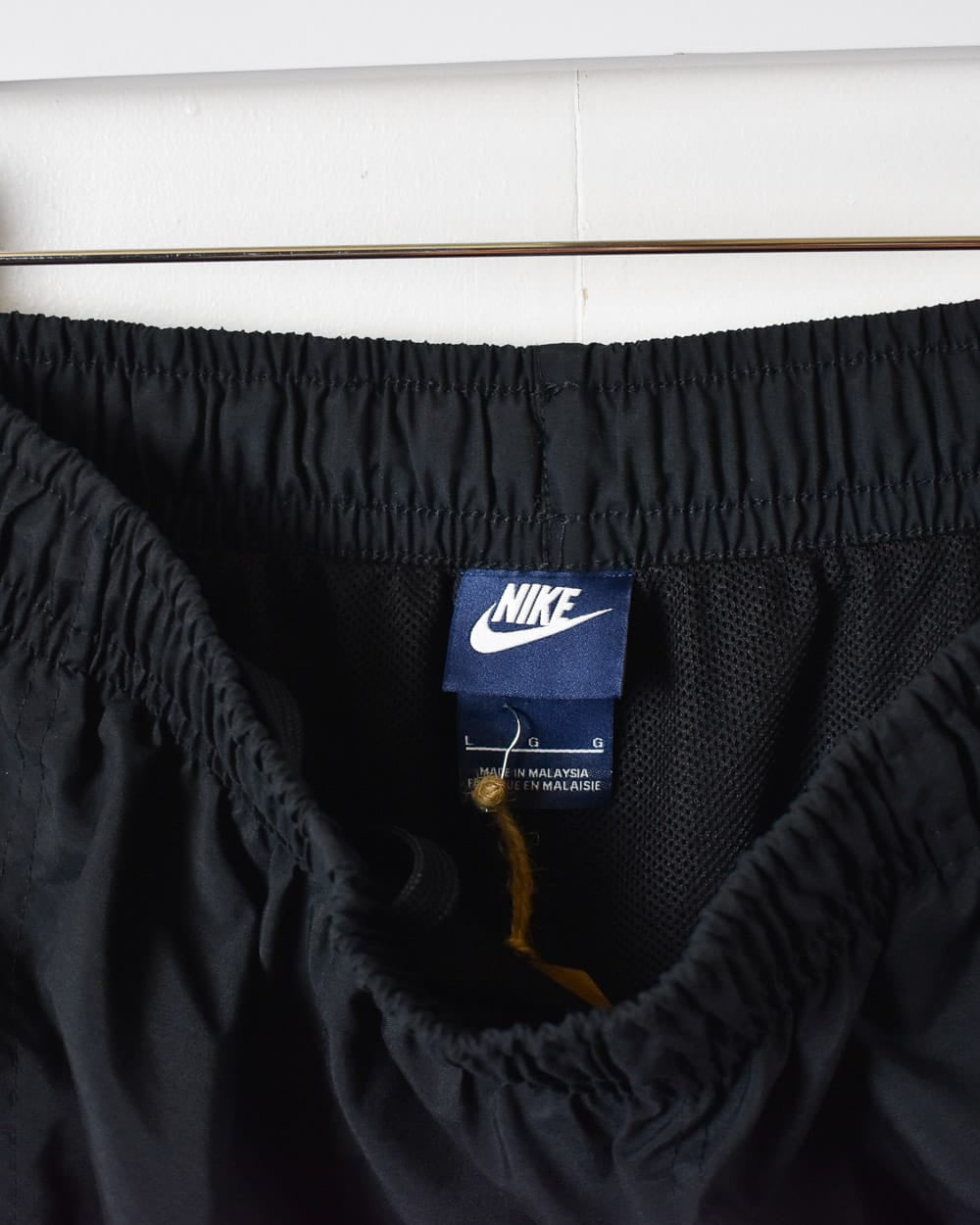 Black Nike Tracksuit Bottoms - Large