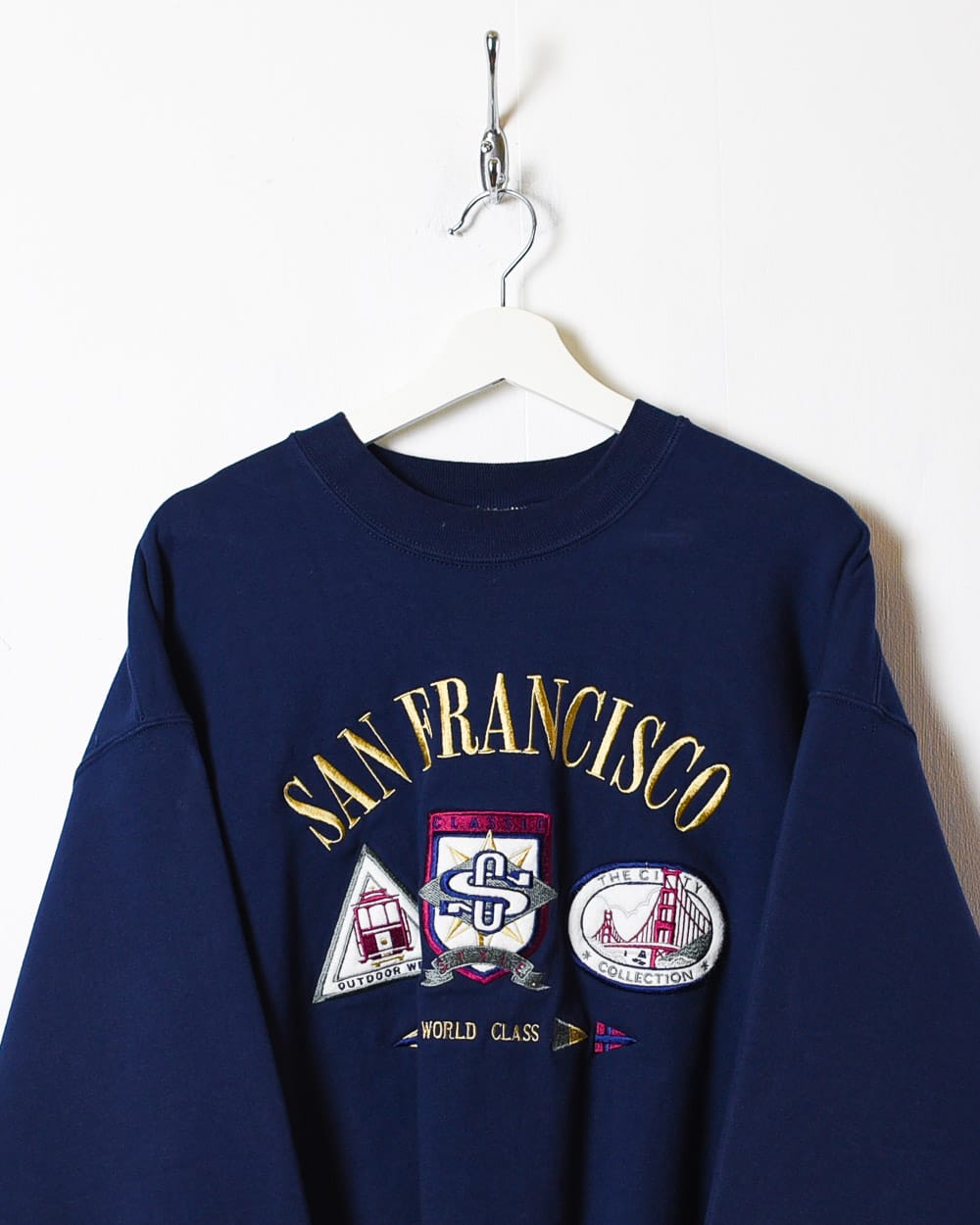 Navy Crazy Shirt San Francisco Sweatshirt - Large