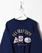 Navy Crazy Shirt San Francisco Sweatshirt - Large