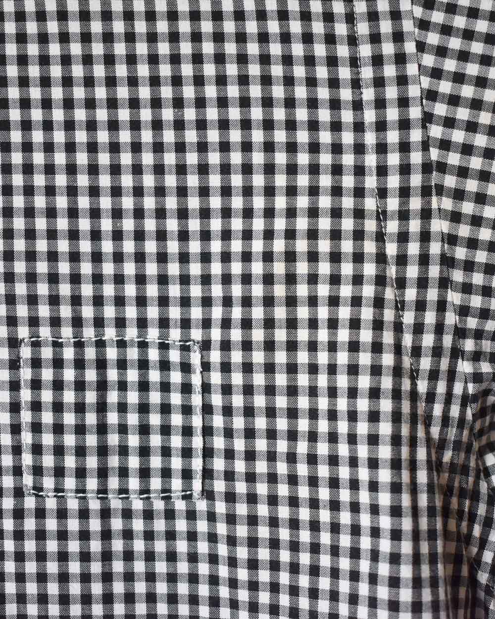Black Polo Ralph Lauren Checked Short Sleeved Shirt - X-Large